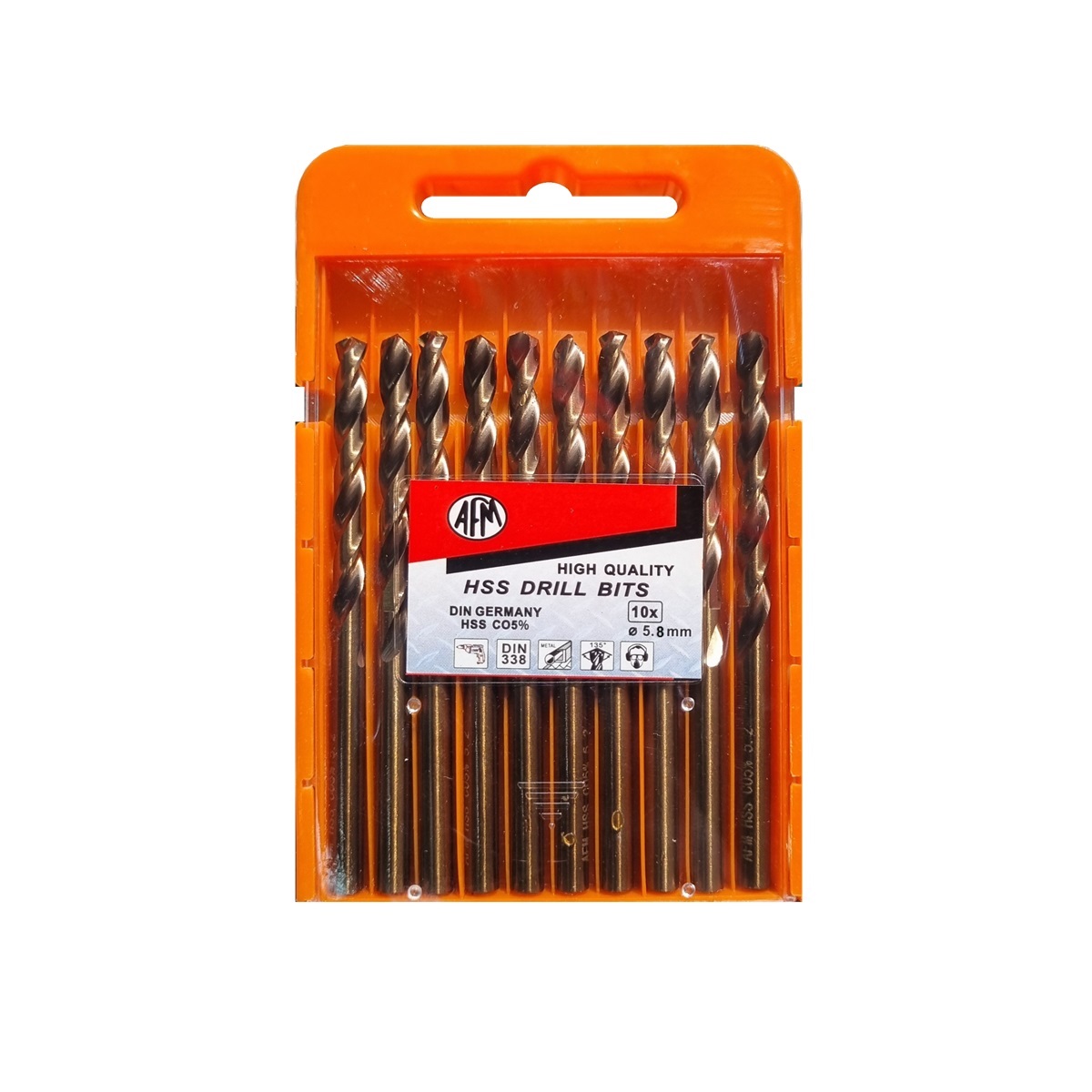 مته کبالت 5 درصد ای اف ام AFM سایز 5.8 میلی متر