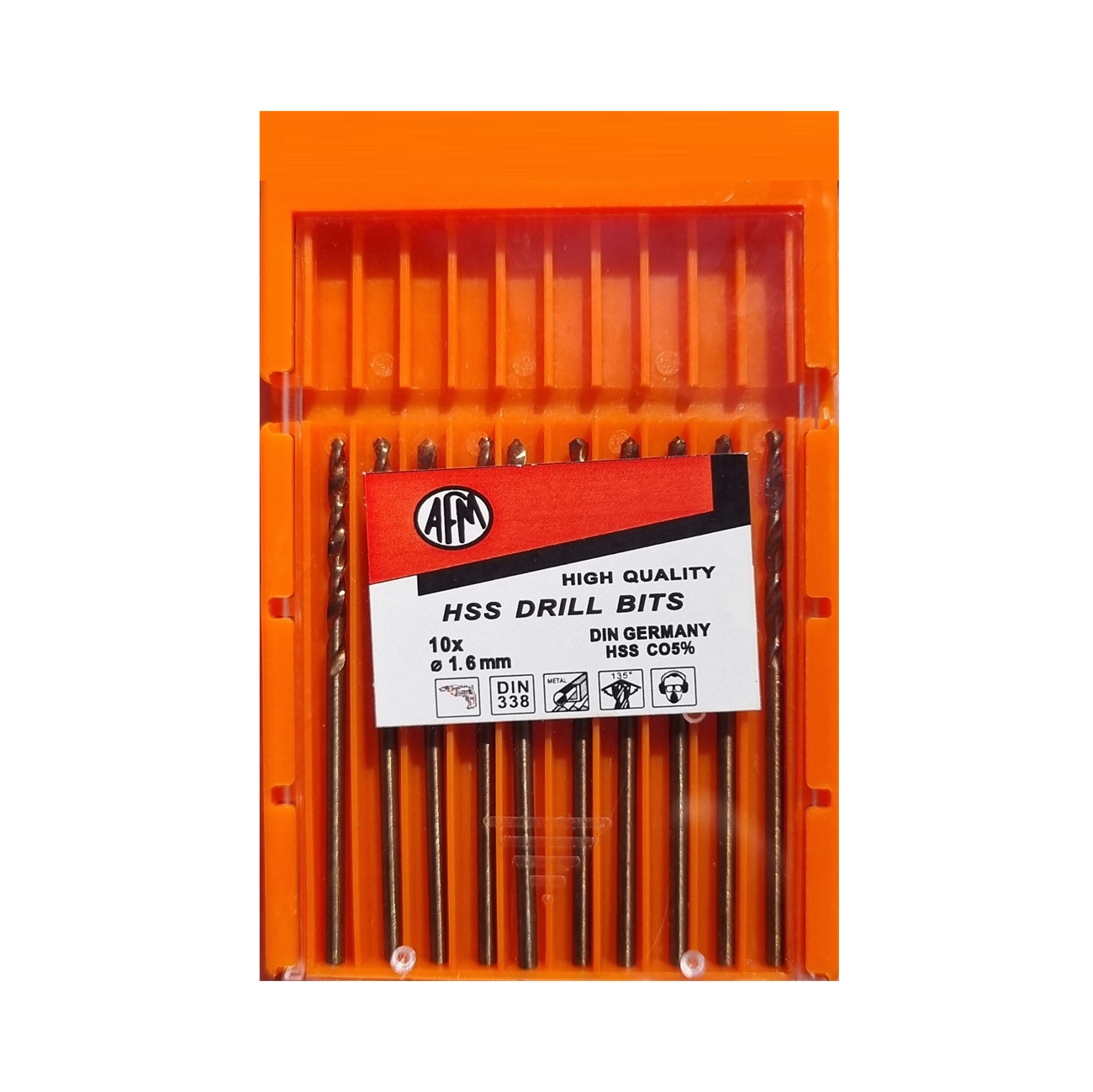 مته کبالت 5 درصد ای اف ام AFM سایز 1.6 میلی متر