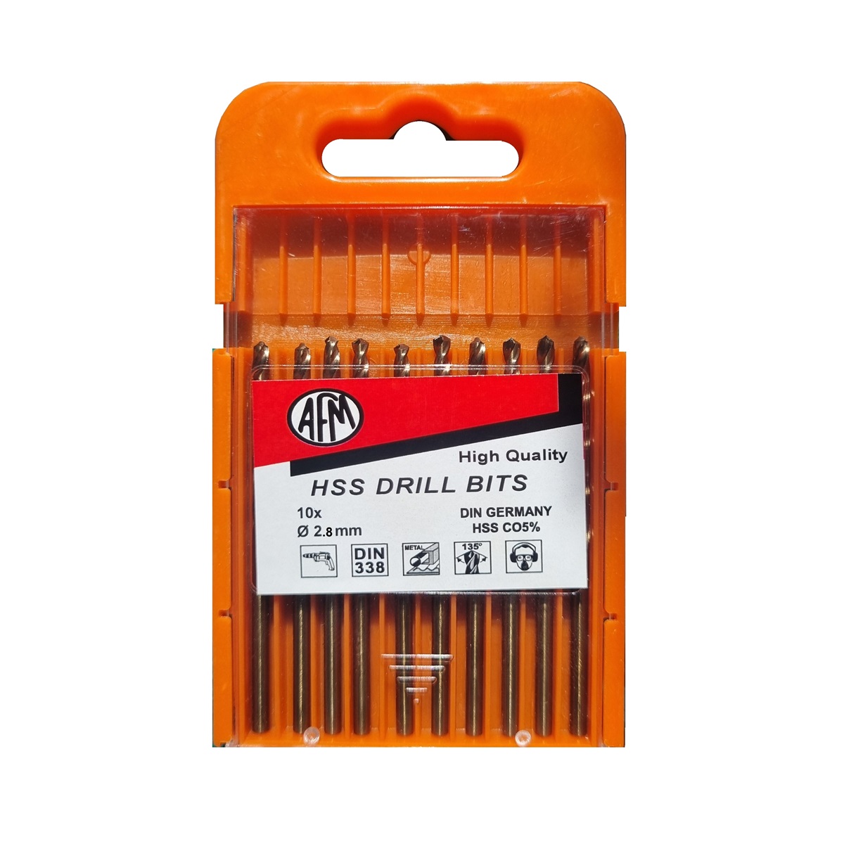 مته کبالت 5 درصد ای اف ام AFM سایز 2.8 میلی متر