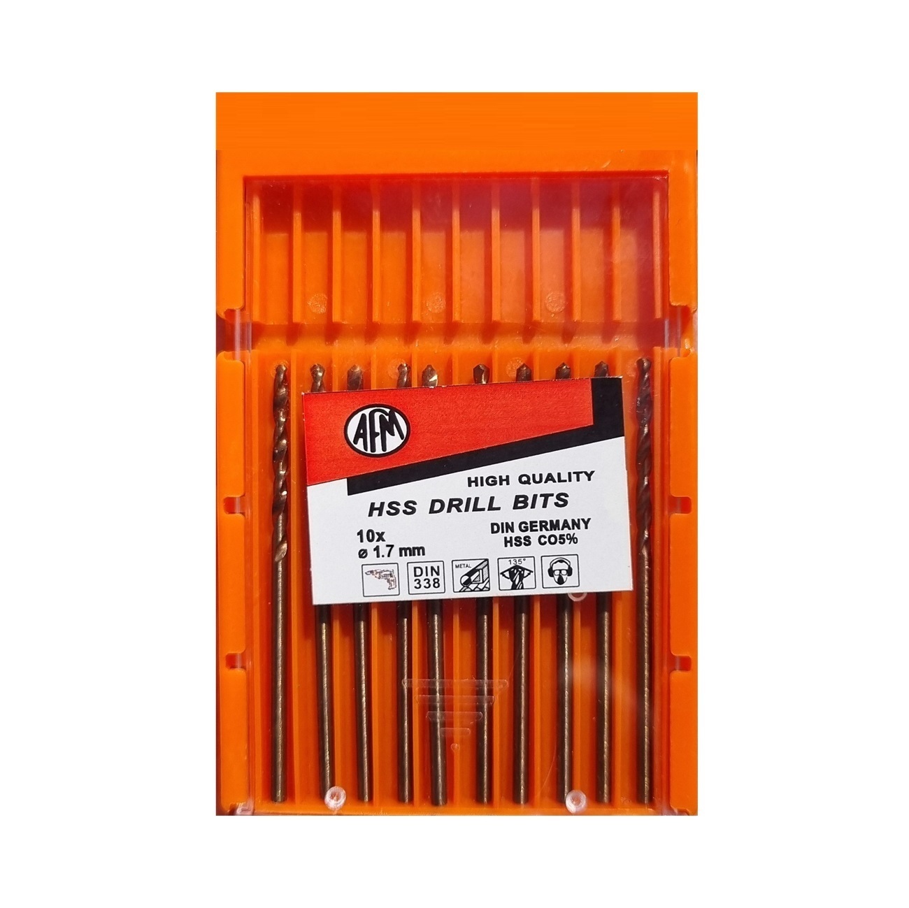 مته کبالت 5 درصد ای اف ام AFM سایز 1.7 میلی متر